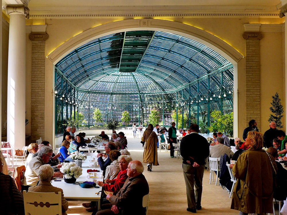 Cafeteria in den Königlischen Gewächshäusern