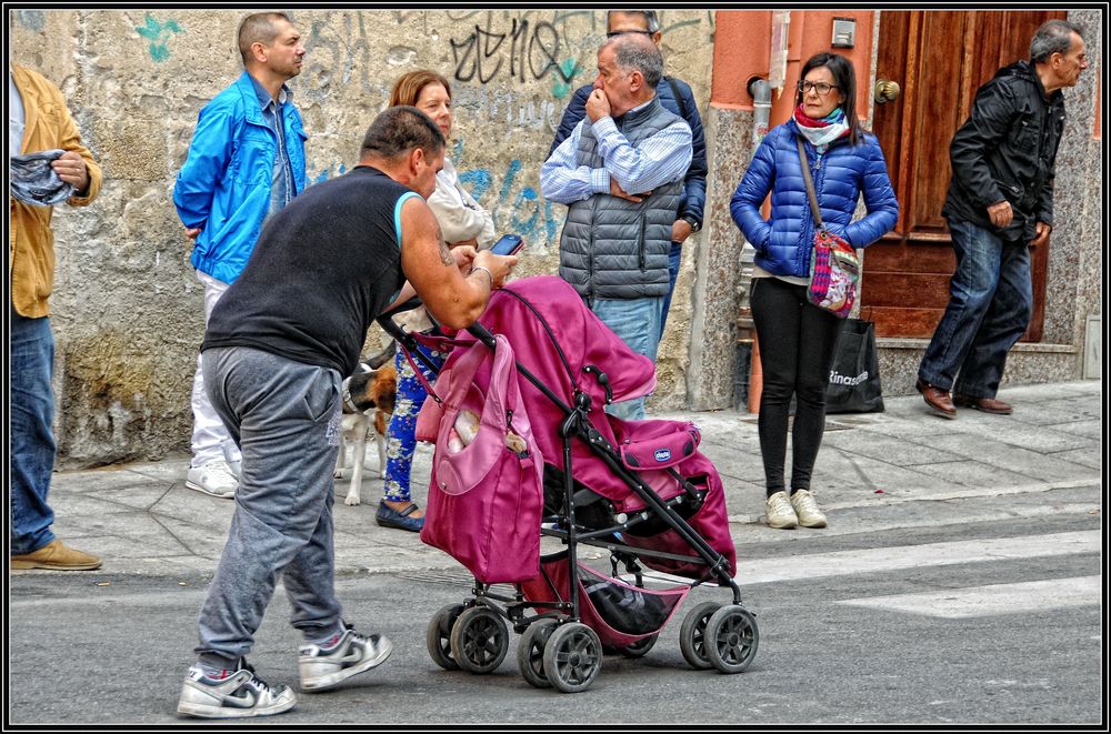 Cagliari 2016:  Papa mobil