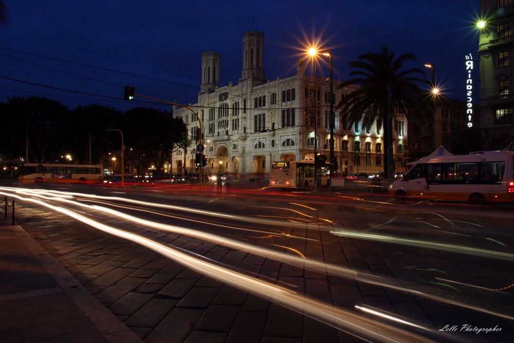 cagliari by night