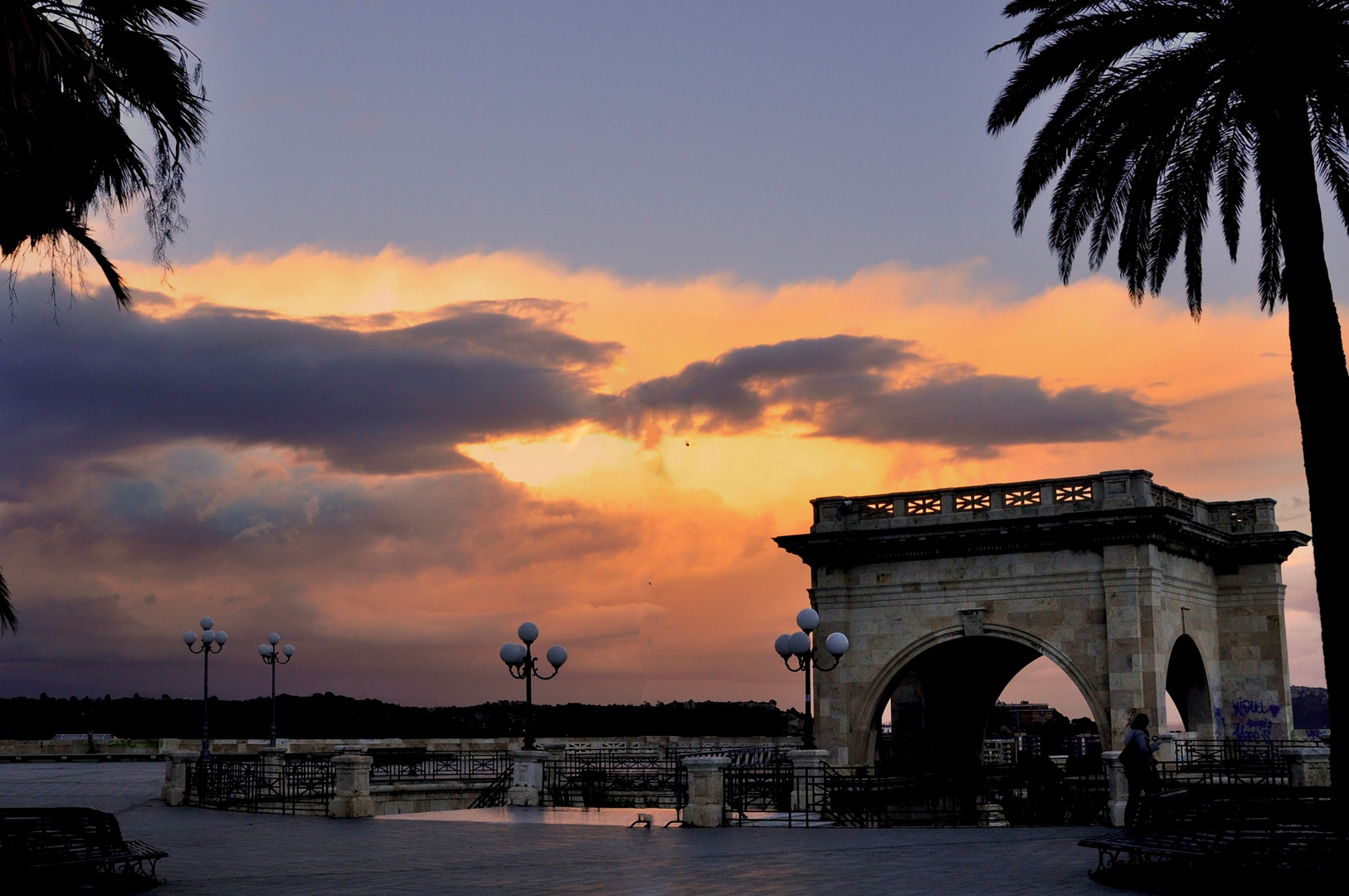 Cagliari Tramonto al Bastione