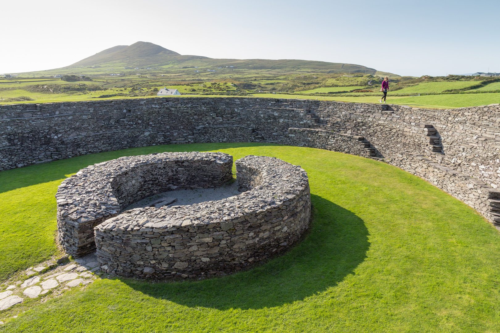 Cahergall stone fort, Co. Kerry, Ireland