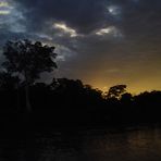 Caída de la Noche en el Amazonas