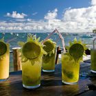 Caipirinhas an der Praia do Forte, Brasilen