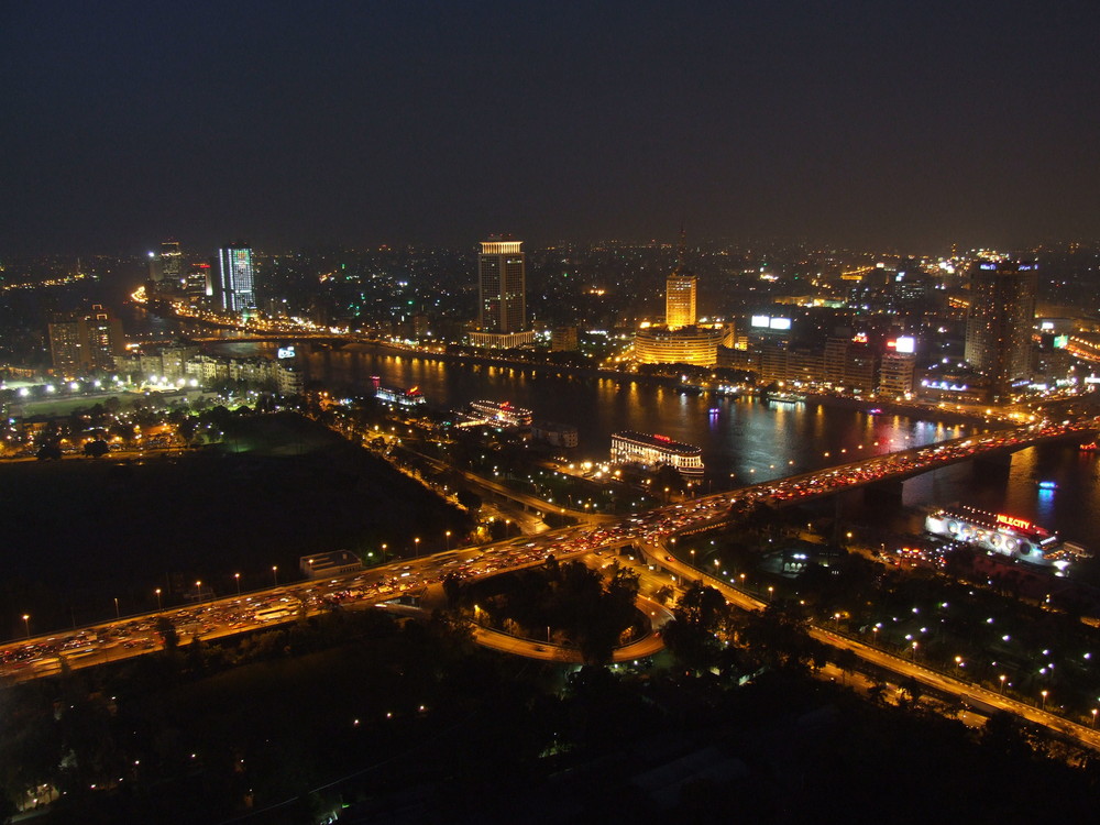 Cairo Tower at night