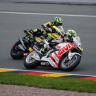 Cal Crutchlow und Tommaso Lorenzetti in der Moto2