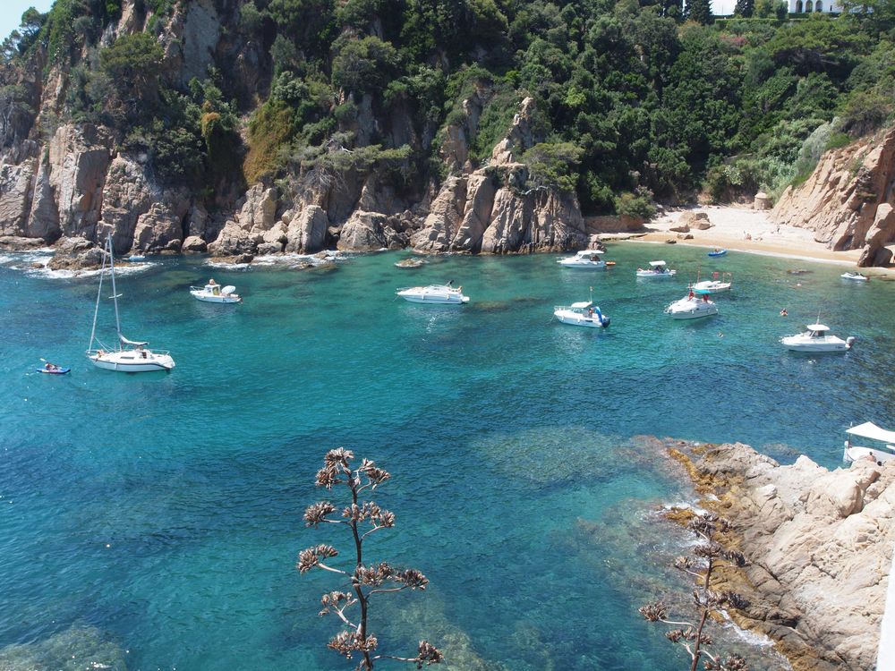 CALA DE BLANES DESDE EL AIRE de jose robledo 