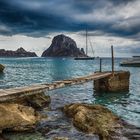 Cala d'Hort vor einem heftigen Schauer