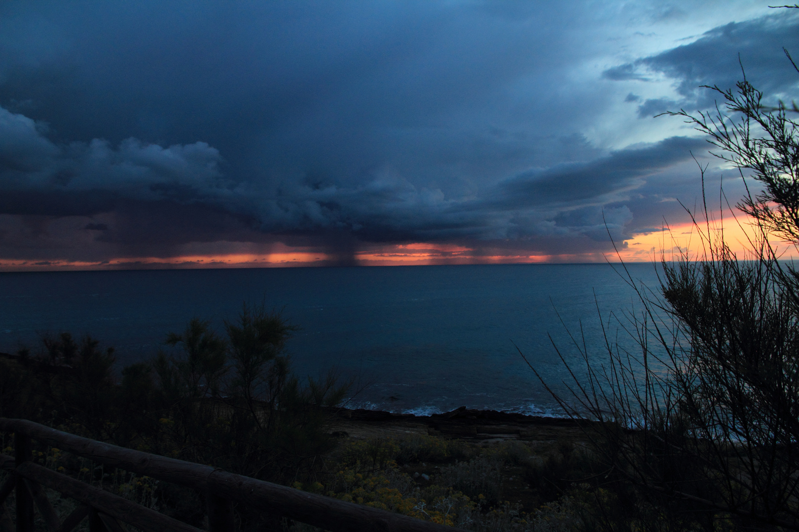 Cala Mesquida Gewitter