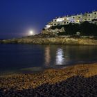 Cala Murada bei Mondaufgang