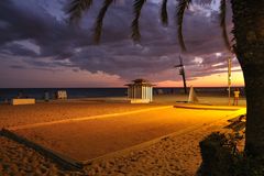 Calafell am Strand