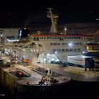 Calais in Dover by night