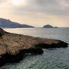 Calanque dans la brume