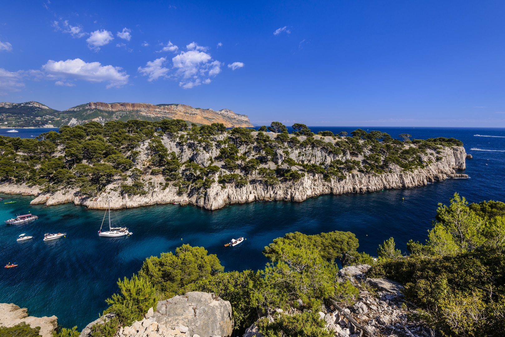 Calanque de Port Pin, Cassis, Provence, Frankreich