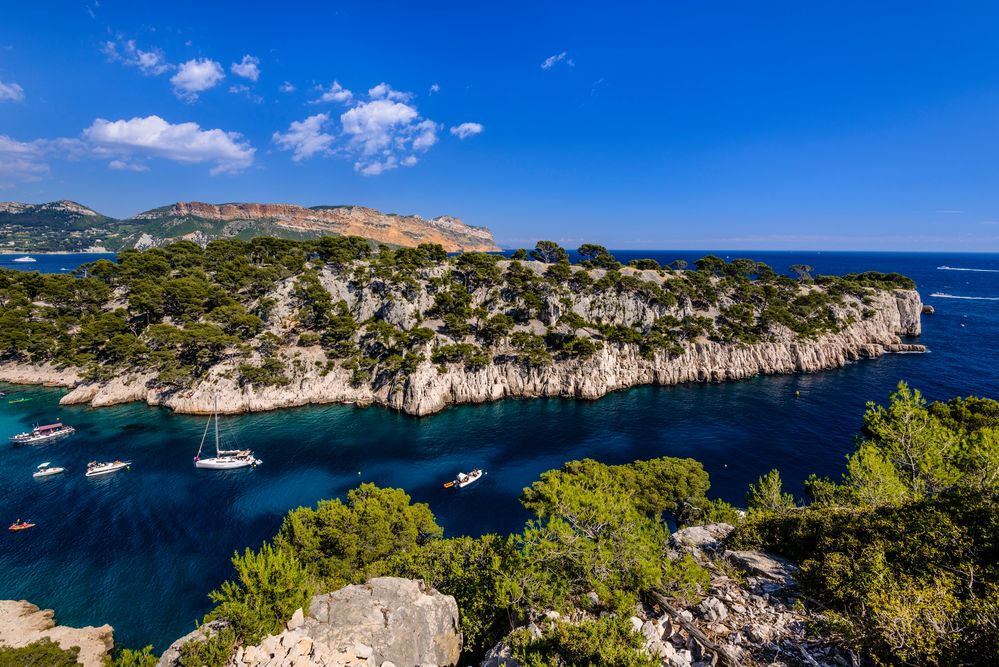 Calanque de Port Pin, Cassis, Provence, Frankreich