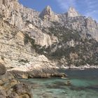 Calanque de Sugiton avec le Grande Candelle