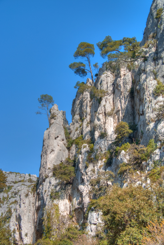 Calanques - Les reliefs