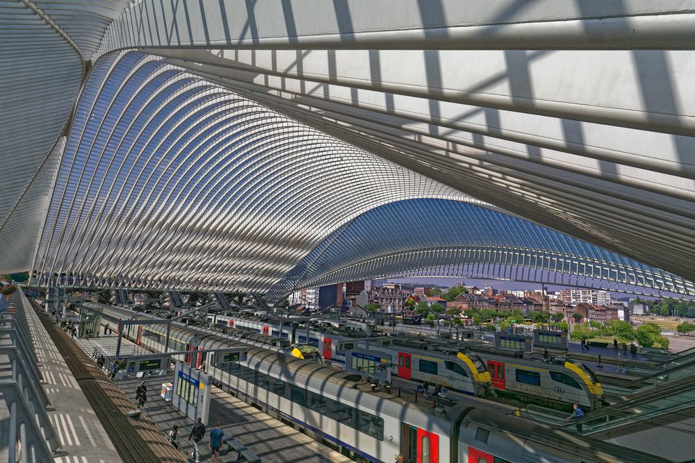 Calatrava Bahnhof Lüttich