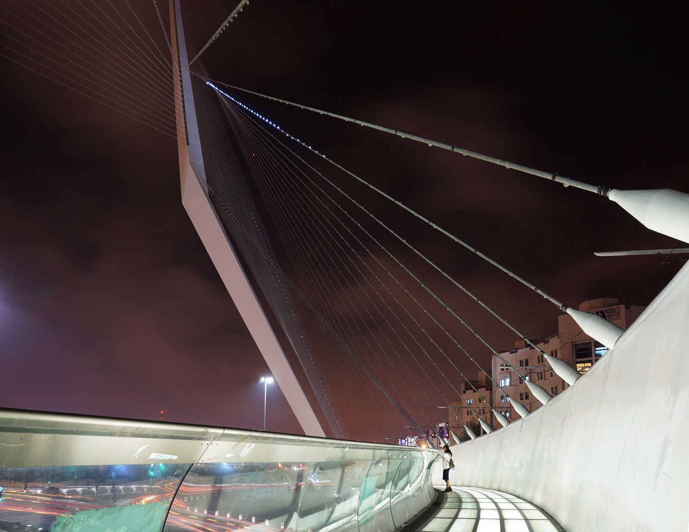 Calatrava-Brücke in Jerusalem