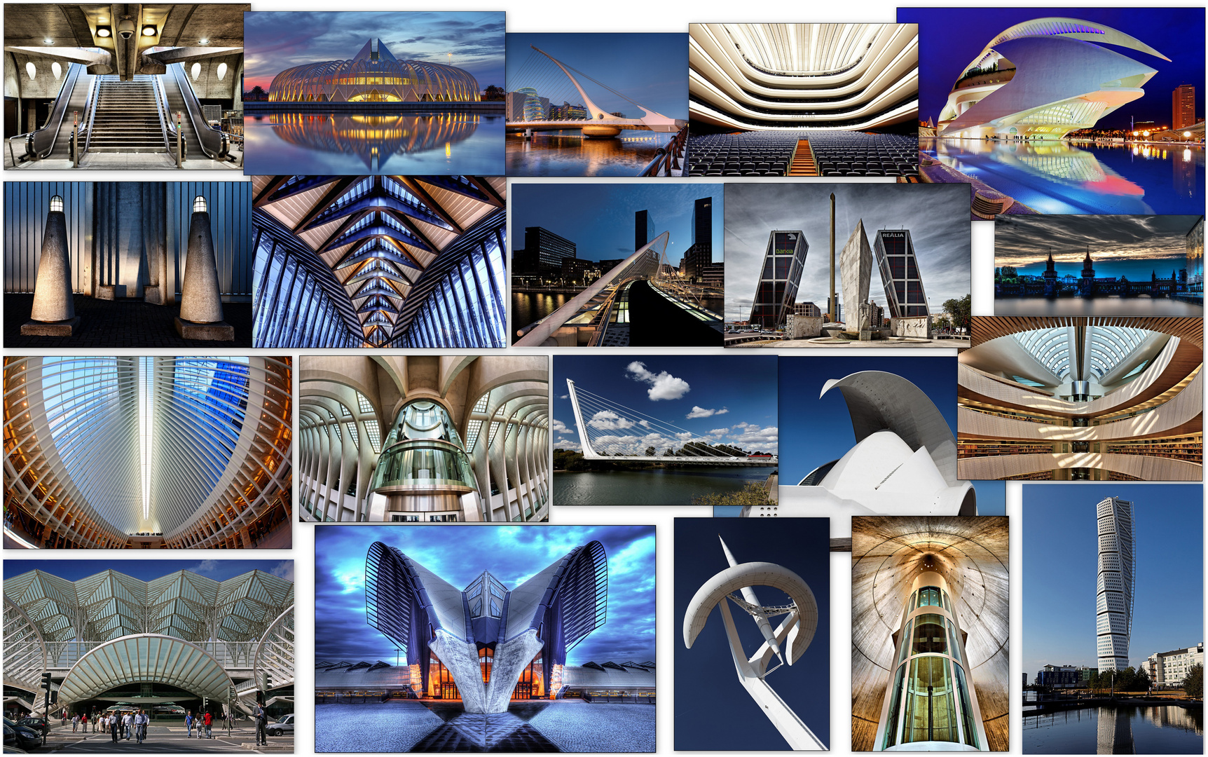 Calatrava-Collage