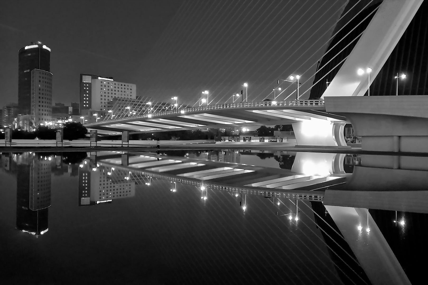 Calatravas Brücke zur Goldenen Schleuse