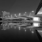 Calatravas Brücke zur Goldenen Schleuse