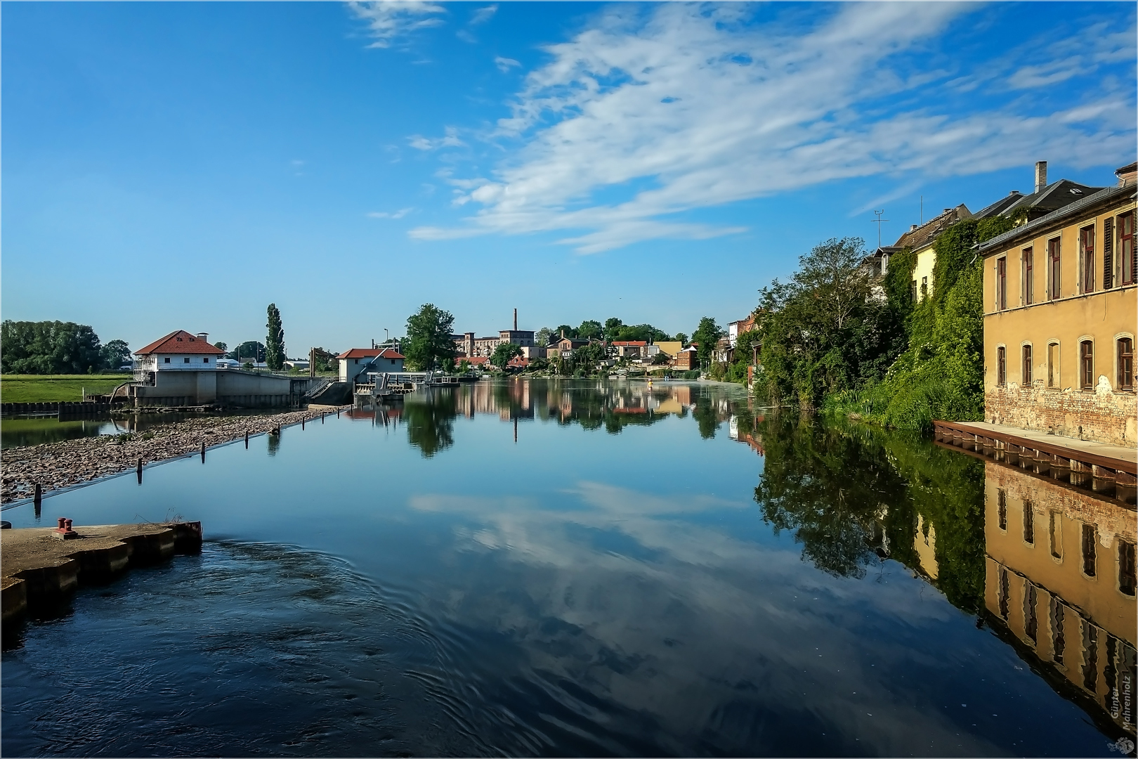 Calbe (Saale): Am Wehr