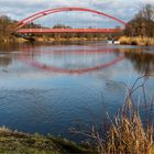 Calbe: Straßenbrücke über die Saale