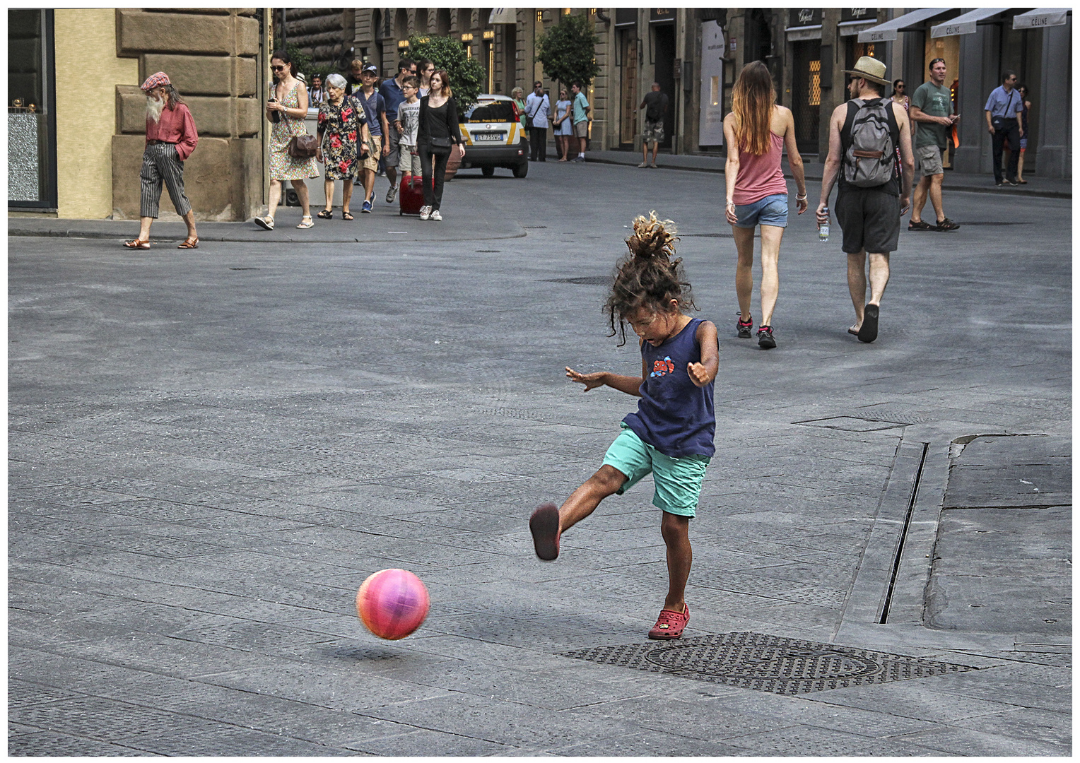 Calcio in Piazza Santa Trinita