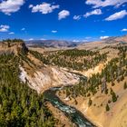 Calcite Springs am Yellowstone River, Wyoming, USA