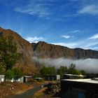 Caldeira im Nebel