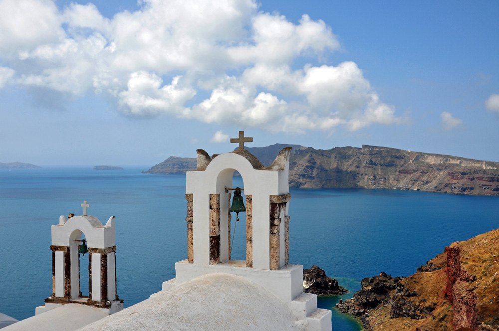 Caldera - Blick in Oia...