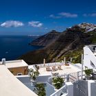 Caldera im Schatten einer Wolke