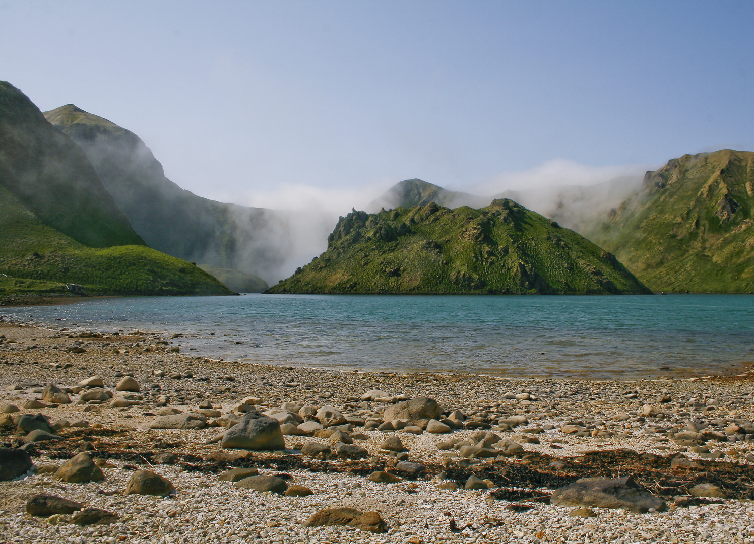 Caldera in Yankicha Kurillen Russland