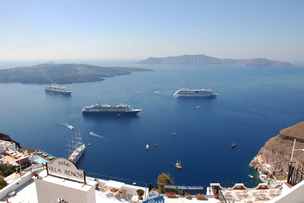 Caldera von Santorin