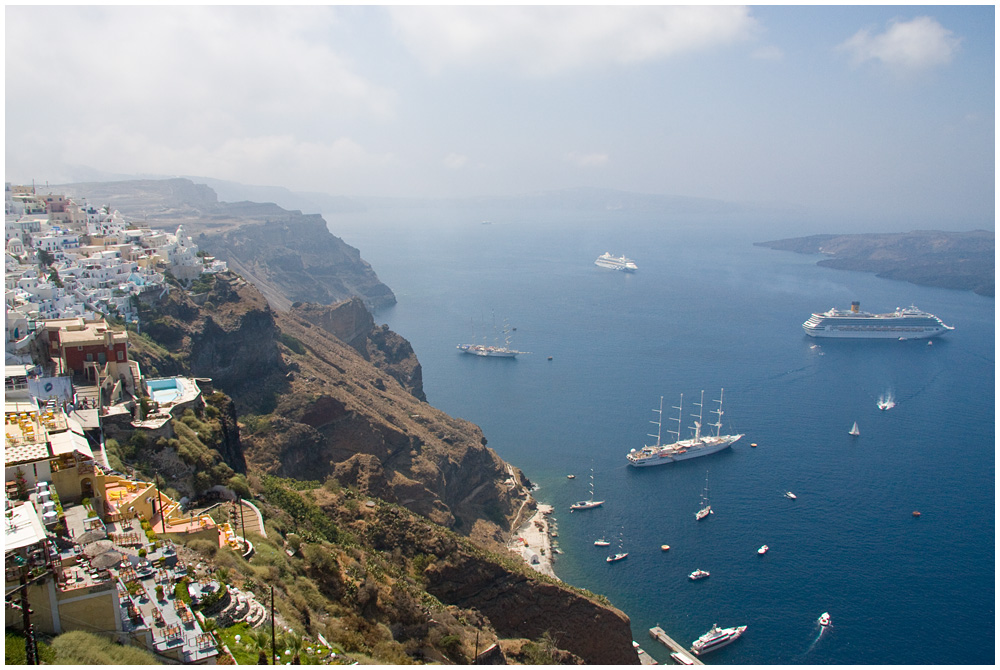 Caldera von Santorin