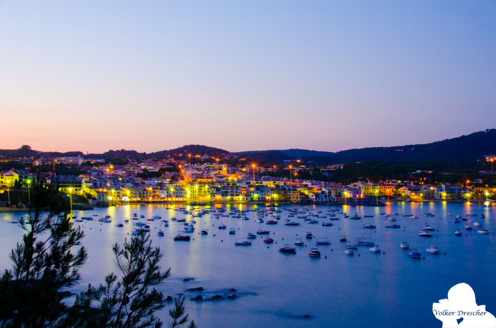 Calella de Palafrugell zur blauen Stunde