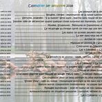 calendrier exo premier semestre 