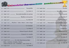 calendrier premier semestre modifié 