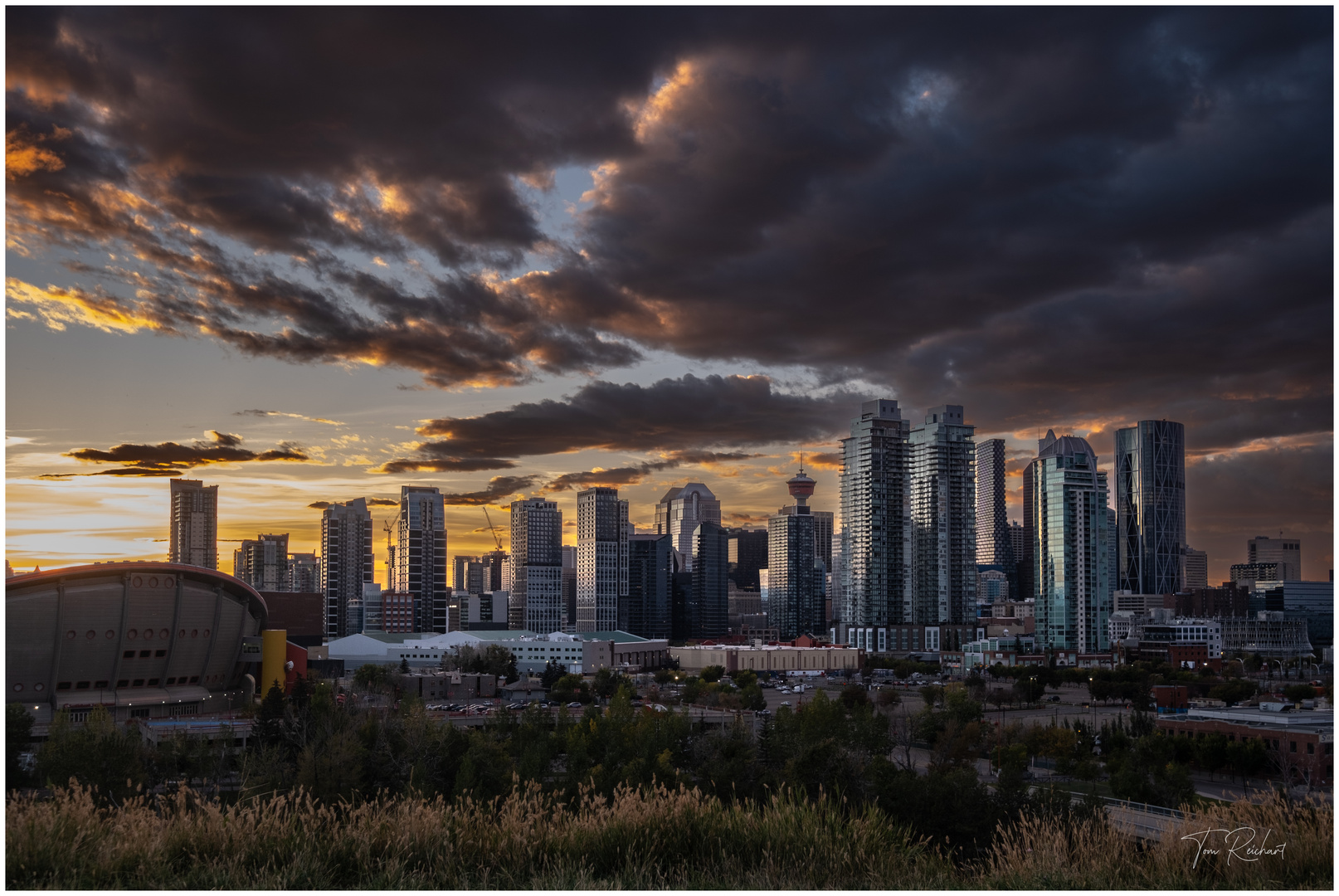 Calgary Sunset - Scottman's hill