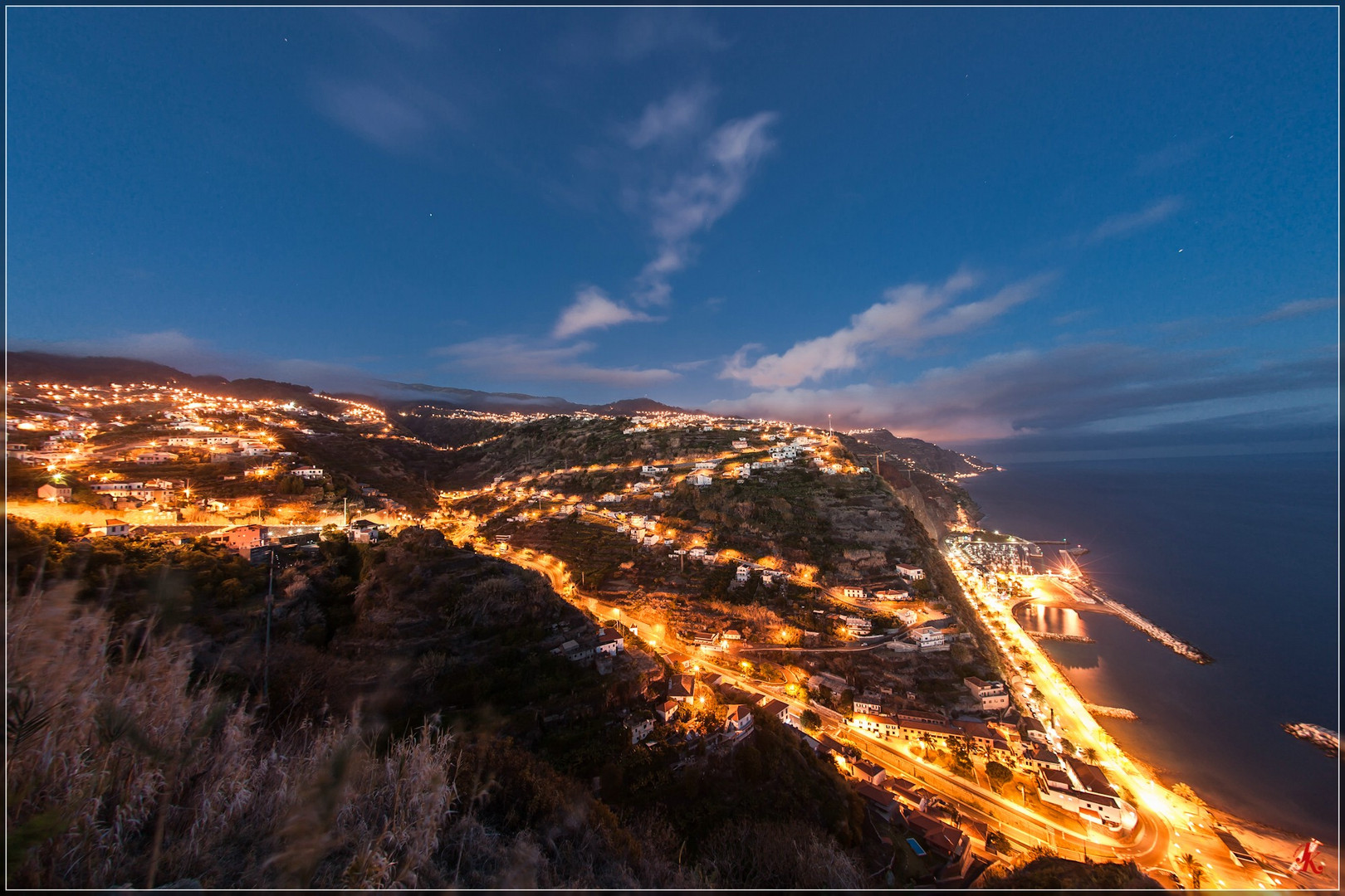 Calheta am Abend