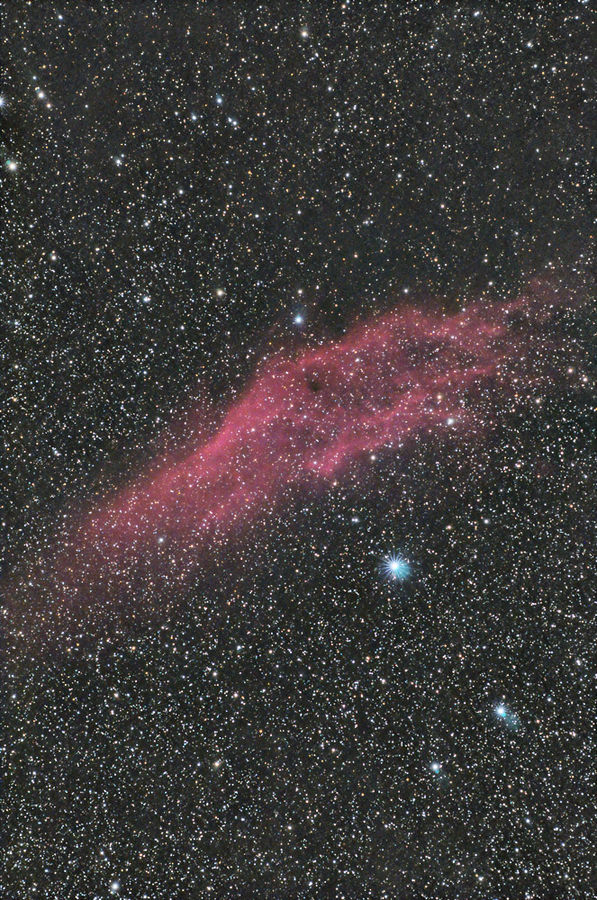 California Nebel Ngc 1499 Foto Bild Astrofotografie Himmel Universum Astro Spanien Bilder Auf Fotocommunity