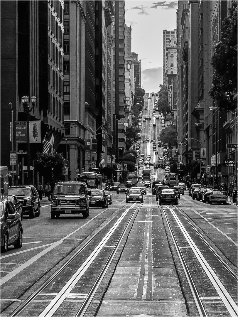 California Street San Francisco Foto Bild North America United States California Bilder Auf Fotocommunity
