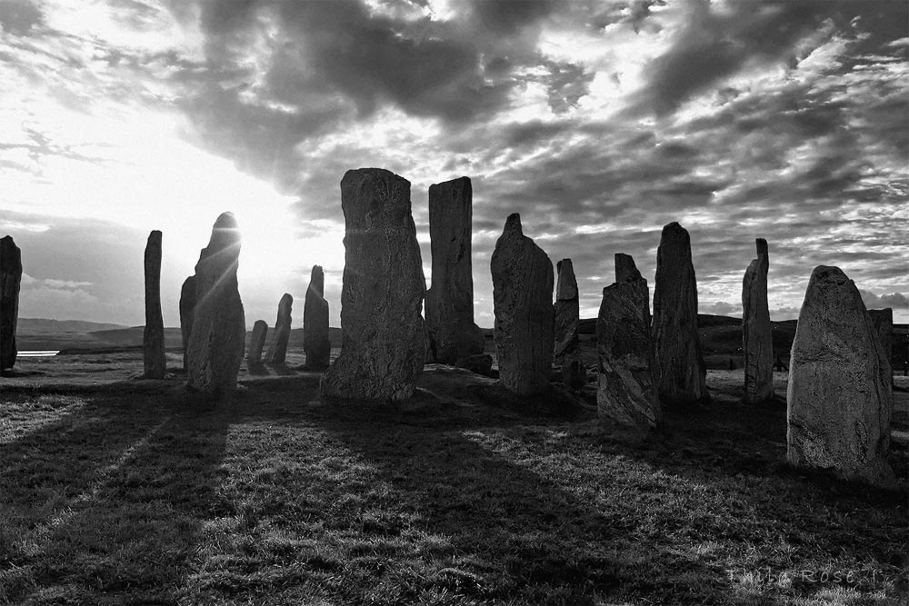 Callanish im Gegenlicht