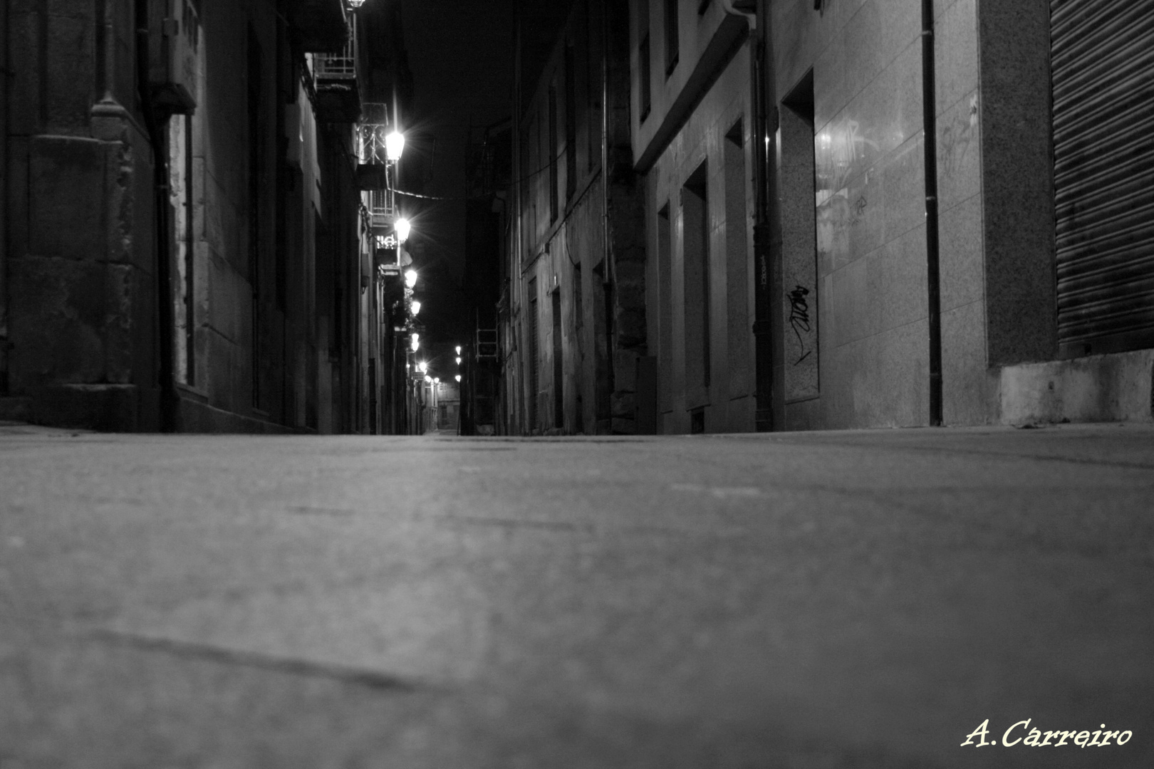 Calle casco viejo Ourense.