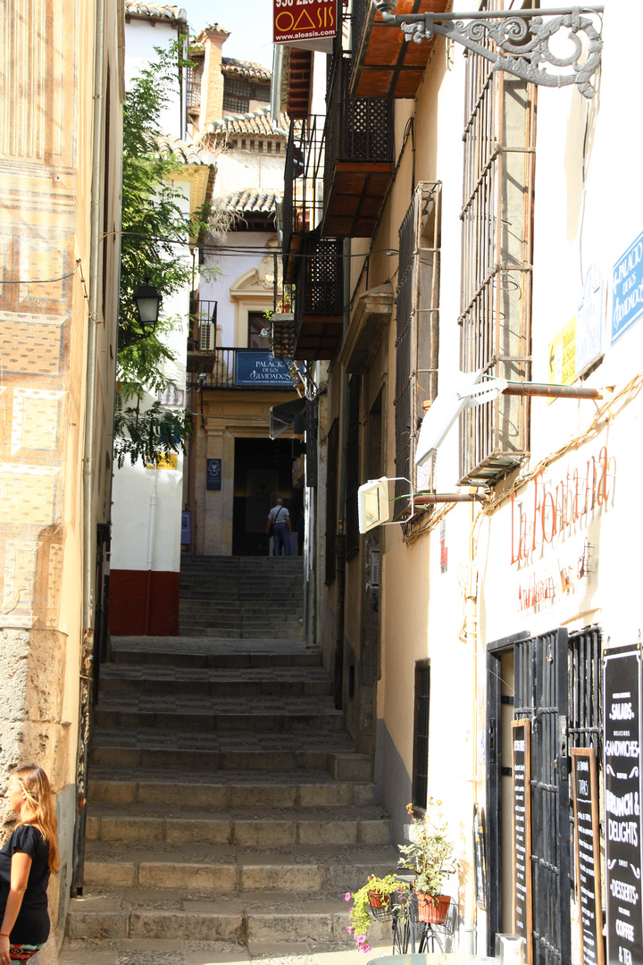 Calle del Albaicín al Darro