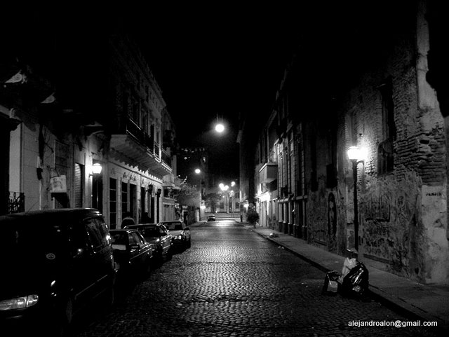 calle del Barrio de San Telmo ( Bs As) Argentina