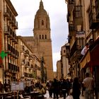 calle deSalamanca - con la catedral al fondo