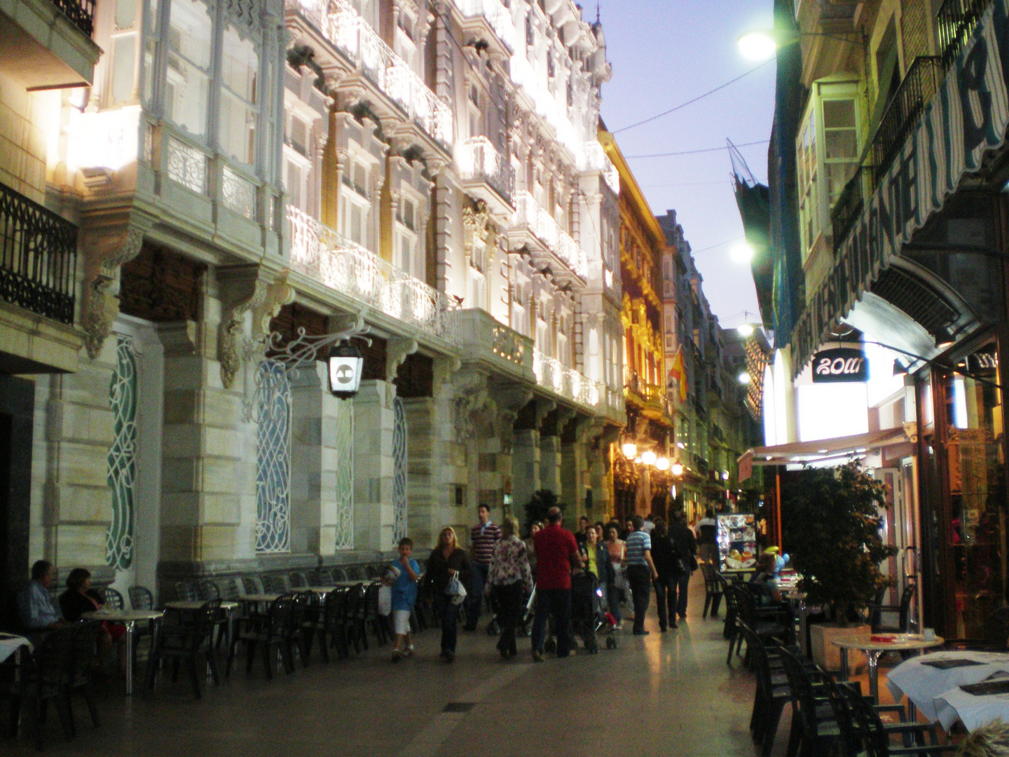 Calle Mayor de Cartagena (Murcia-España)