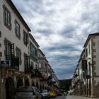 Calle principal del nuevo pueblo de Portomarín. Lugo.