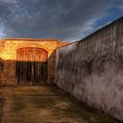 Callejón al atardecer